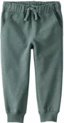Carter's Pantaloni Solid Fleece Cotton Jogger Green foto