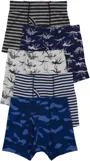 Carter's Набор из 5 боксёров Navy-Grey Dino-Stripe foto