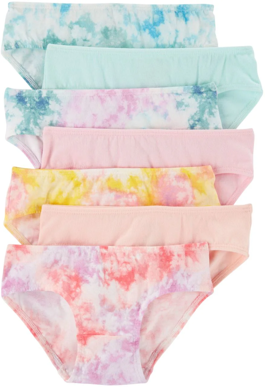image for Carter's Set 7 chilotei Hipster Colorful Tiedye foto