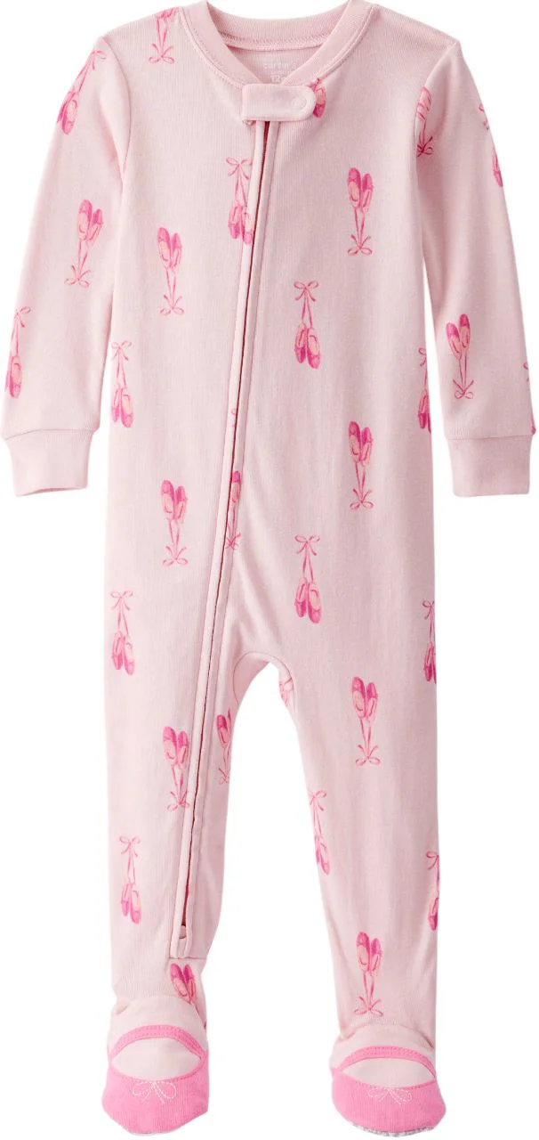 image for Carter's Pijama din bumbac cu botosei Pink Ballet foto