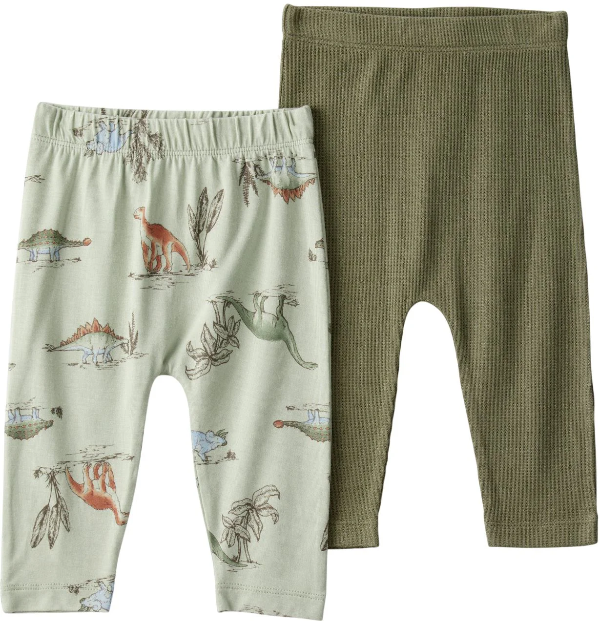 image for Carter's Set 2 pantaloni din viscoza PurelySoft Green Dino foto