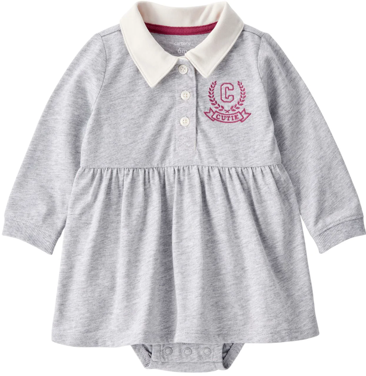 image for Carter's Rochita tip body Gray Varsity foto