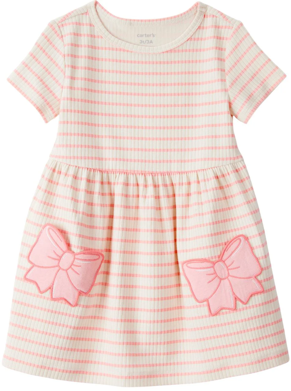 image for Carter's Rochita cu maneca scurta Pink Bow foto