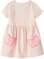 Carter's Rochita cu maneca scurta Pink Bow foto