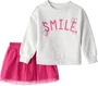 Carter's Set 2 piese Grey Pink - hanorac si fustita foto