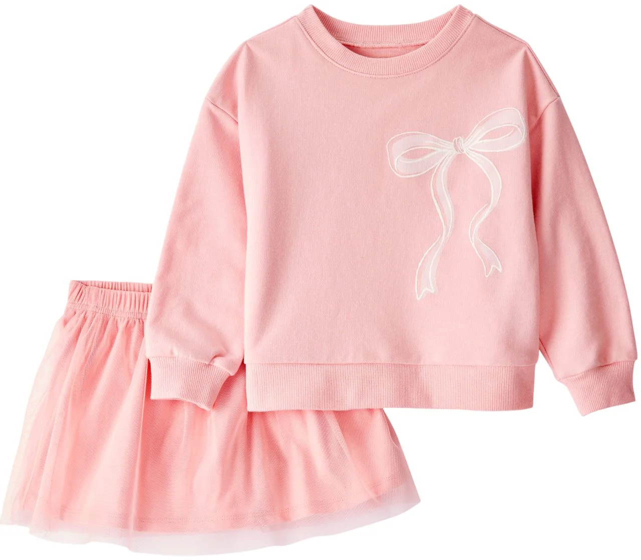 Carter's Set 2 piese Pink Bow - hanorac si fustita foto