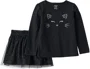 Carter's Комплект 2 в 1 Black Halloween Cat - блузка и юбка foto