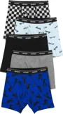 Carter's Set 5 boxeri Blue-Grey Checker foto