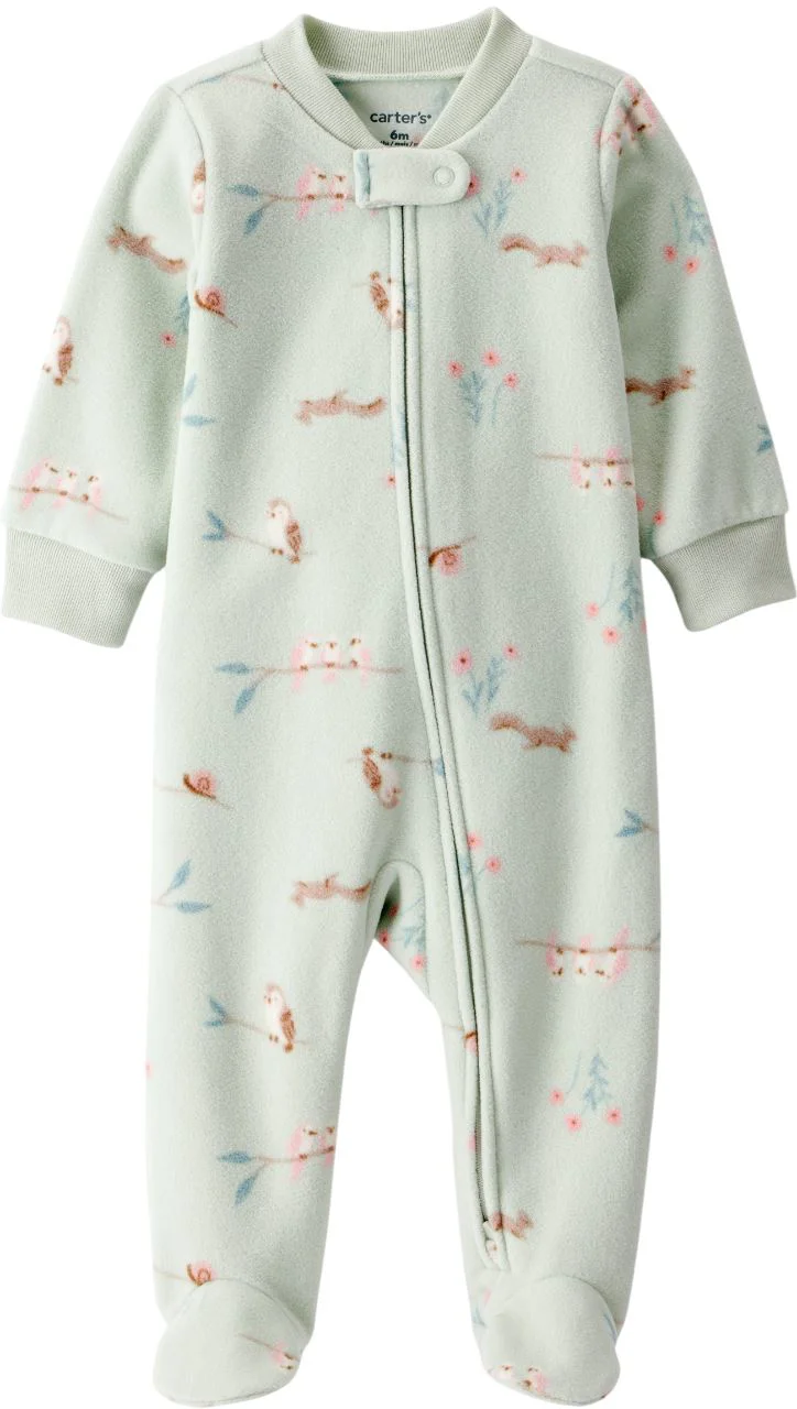 image for Carter's Pijama din microfleece Owl Squirrel foto