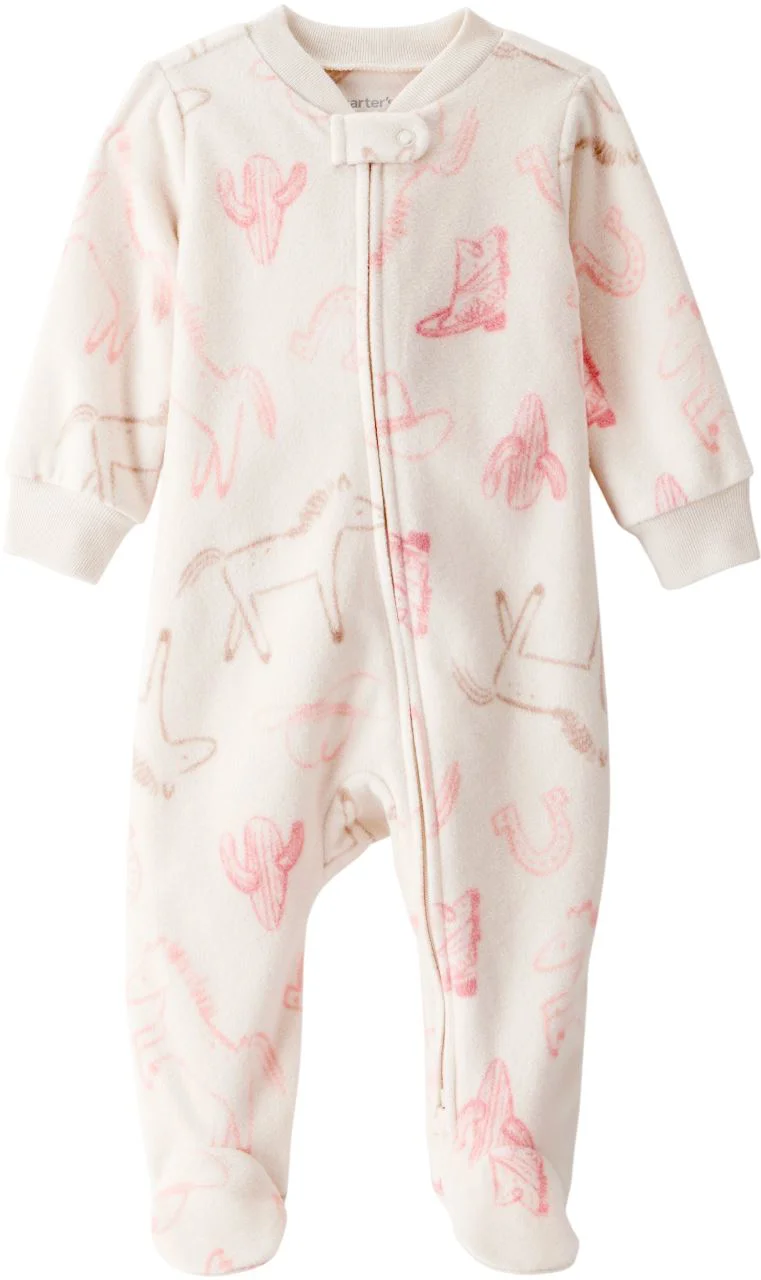 image for Carter's Пижама из микрофлиса Pink Cowgirl foto