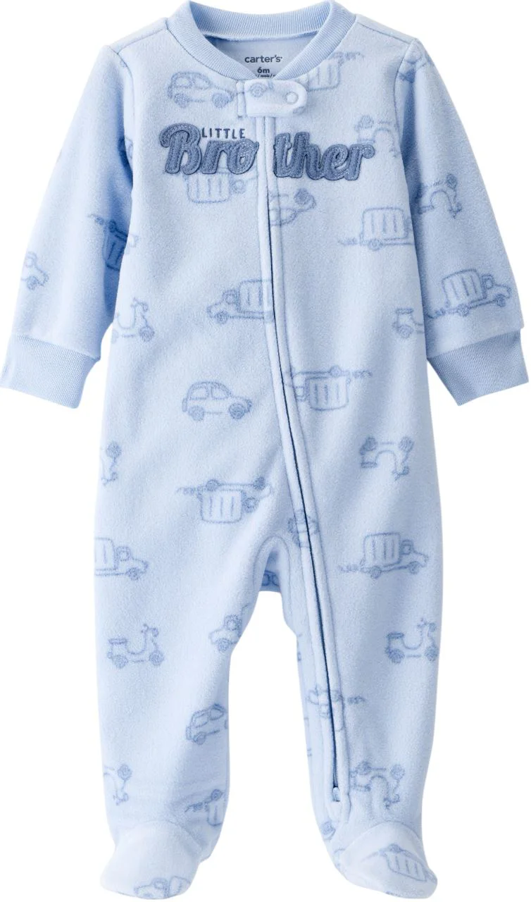 image for Carter's Pijama din microfleece Fire Truck Little Bro foto