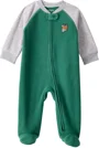 Carter's Pijama din microfleece Green Bear Team Patch foto