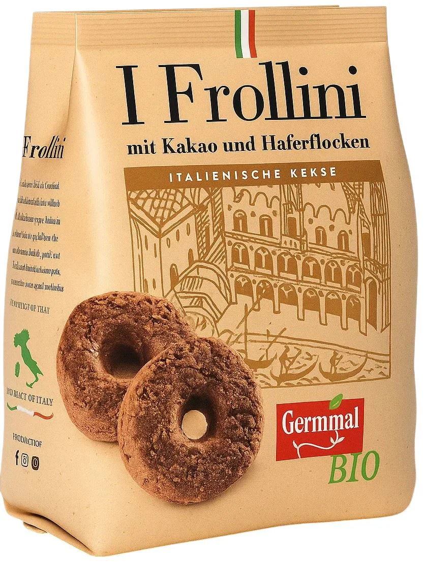 image for Печенье I Frollini с овсяными хлопьями и какао, 150 г foto