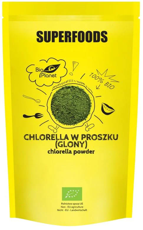 image for Pudra de Chlorella BioPlanet, 200 g foto