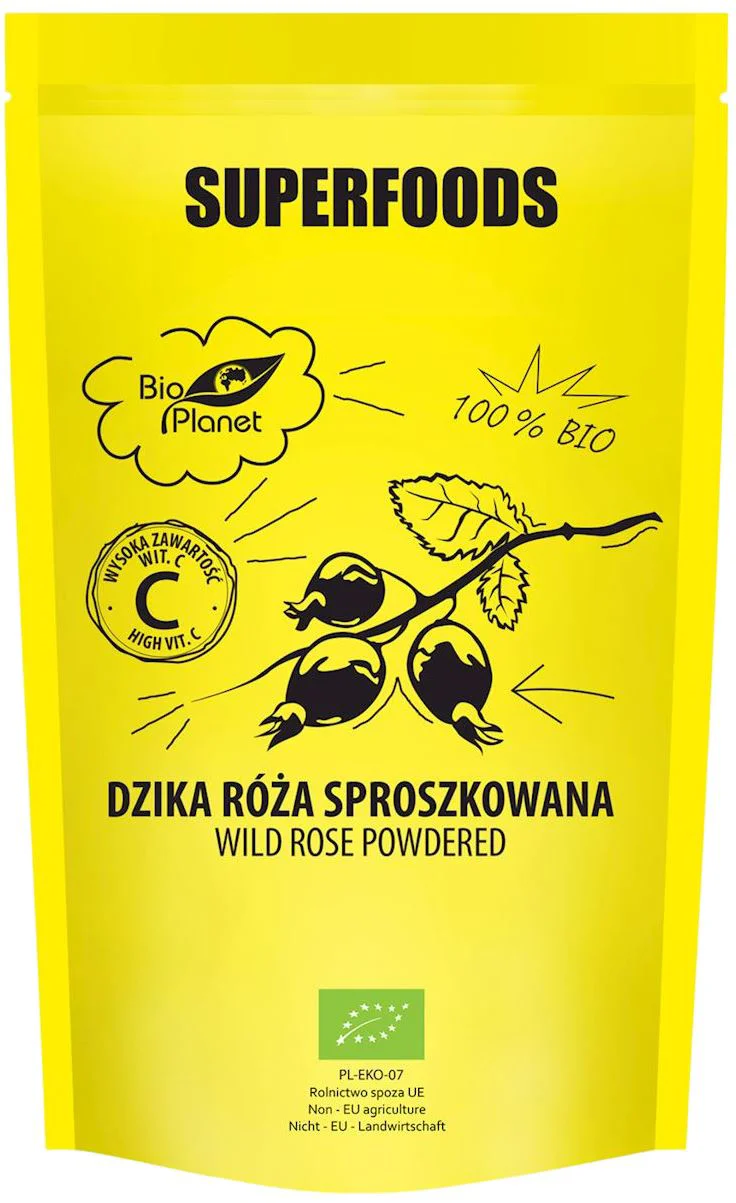 Порошок шиповника BioPlanet, 150 г foto