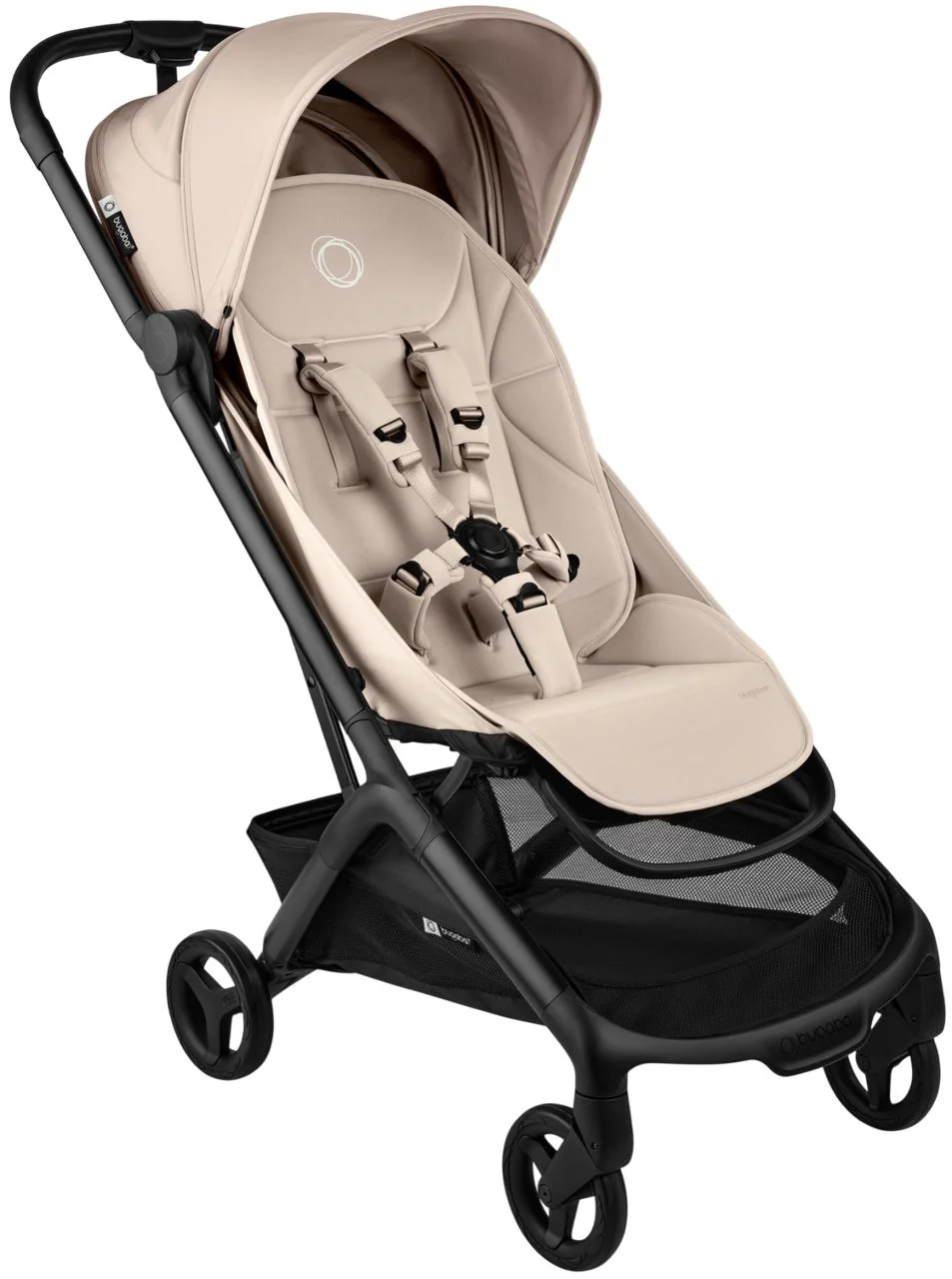 image for Коляска ультракомпактная Bugaboo Butterfly 2 Black/Desert Taupe foto