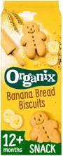Biscuiti Bio Organix cu banane (12+ luni), 135 g foto