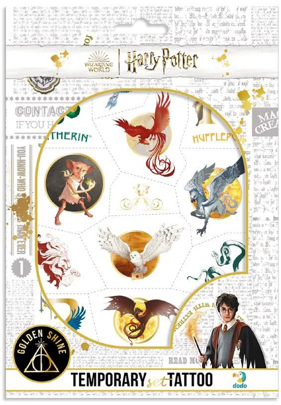 image for Набор временных татуировок Dodo Гарри Поттер, 45 шт. foto