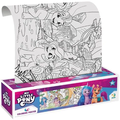 image for Плакат-раскраска Dodo My Little Pony: Друзья, 70 см foto