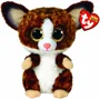 Jucarie de plus TY Beanie Boos Lemur Binky, 15 cm foto