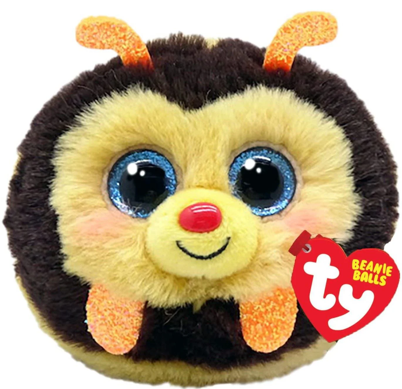 Jucarie de plus TY Beanie Balls Albinuta Zinger, 10 сm foto