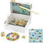 Joc magnetic Viga Toys Pescuit, 30 el. foto