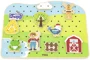Jucarie educativa din lemn cu siret Viga Toys Ferma foto