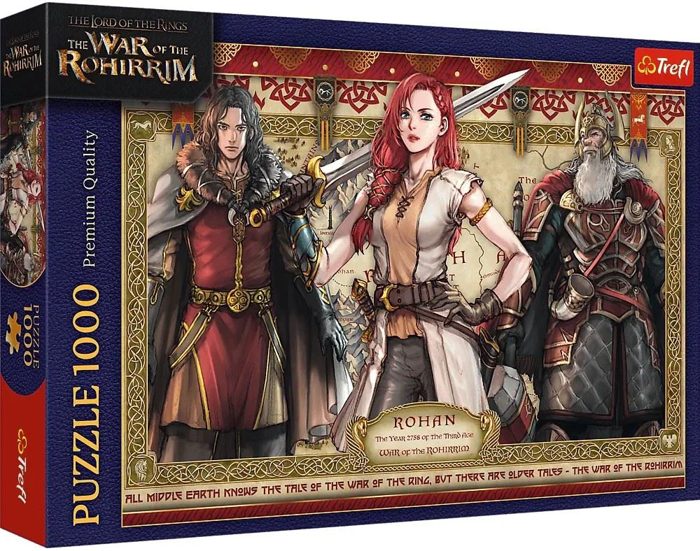 image for Puzzle Trefl The Lord of the Rings: The War of the Rohirrim, 1000 el. foto
