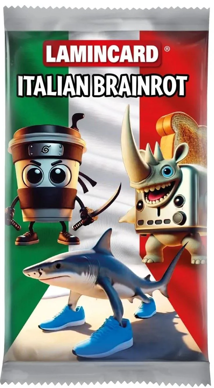image for Коллекционные карточки "Italian Brainrot" Lamincard foto
