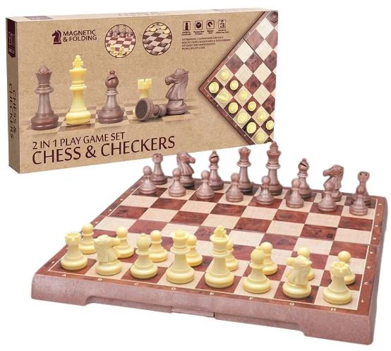 Joc de masa Board Games Sah si Dame foto