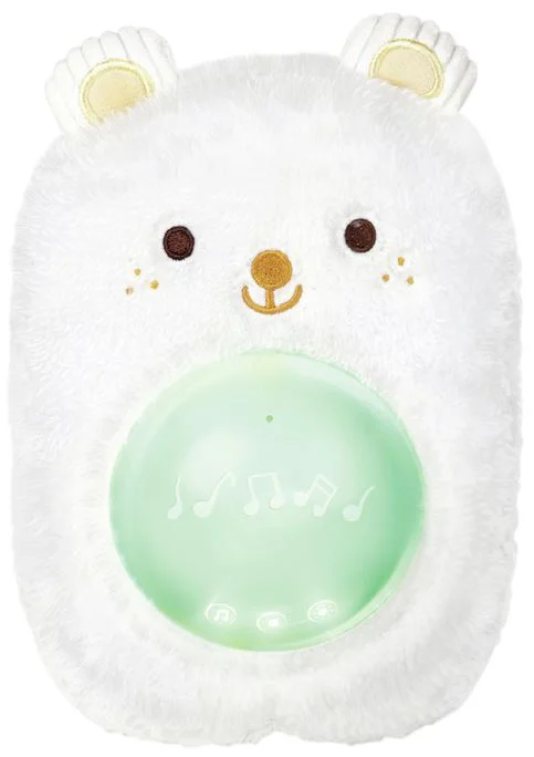 Jucarie de plus muzicala Hape Huggy Bobo White foto