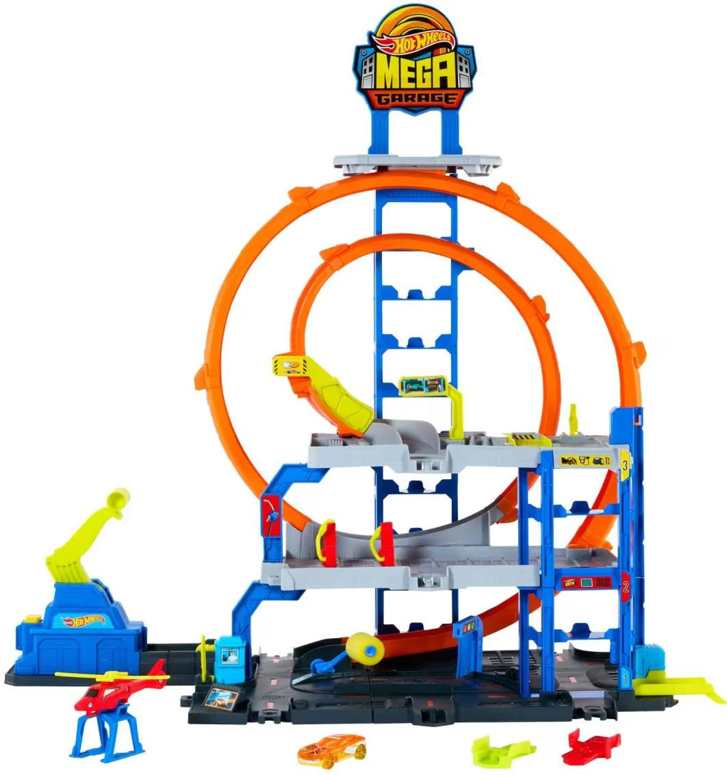 image for Игровой набор Hot Wheels "Мега гараж с петлёй" foto