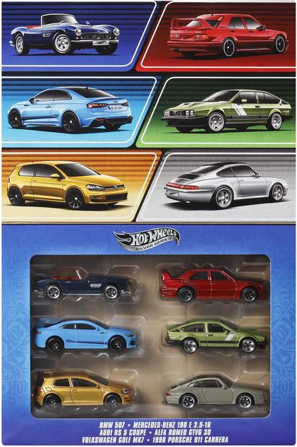 Set de masinute Hot Wheels "Euro Style", 1:64 foto