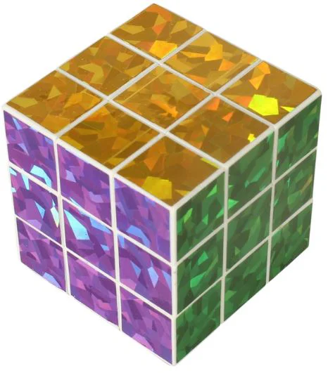Cub Rubik cu sclipici Toi Toys foto