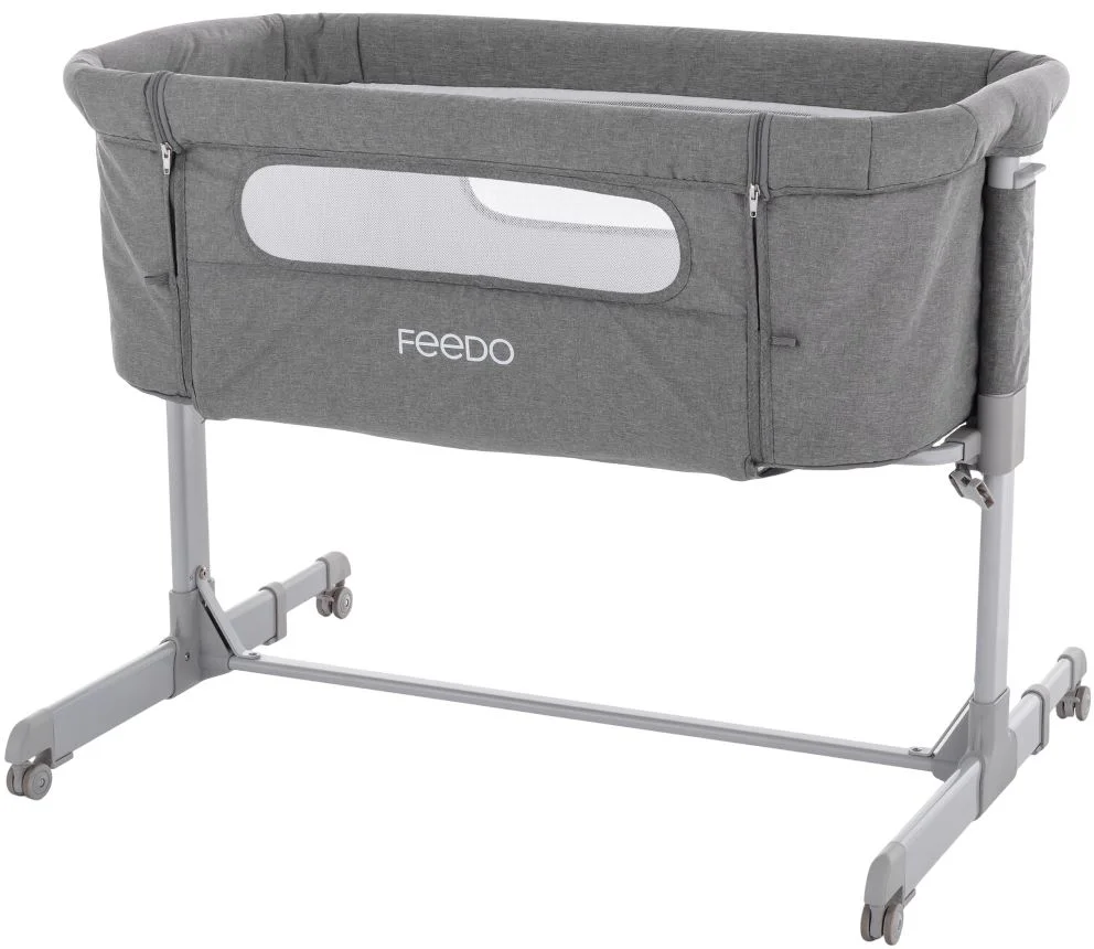 image for Кроватка co-sleeper 2 в 1 FEEDO Grey foto