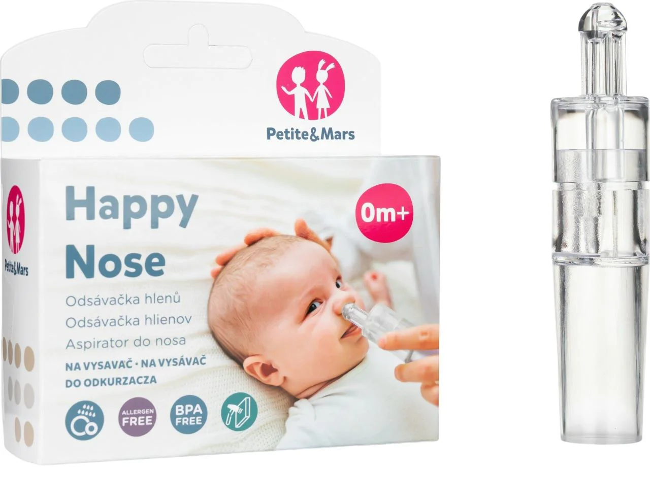 image for Aspirator nazal Petite&Mars Happy Nose foto