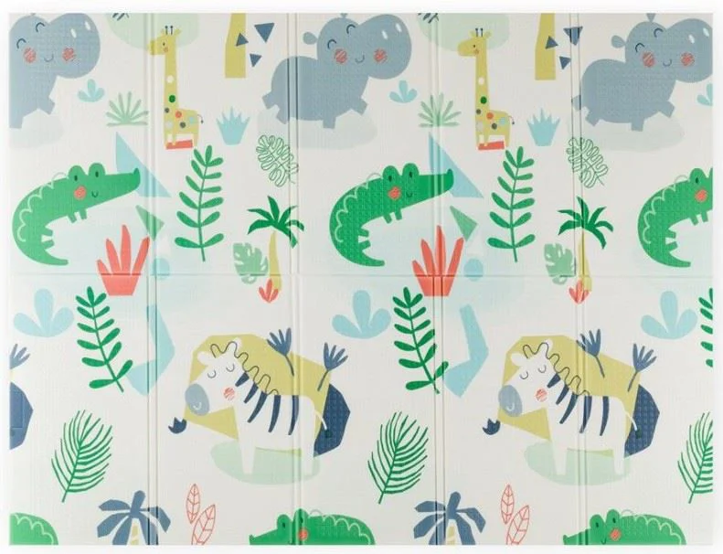 image for Складной игровой коврик 2 в 1 Petite&Mars Campy Jungle&Hexagon foto