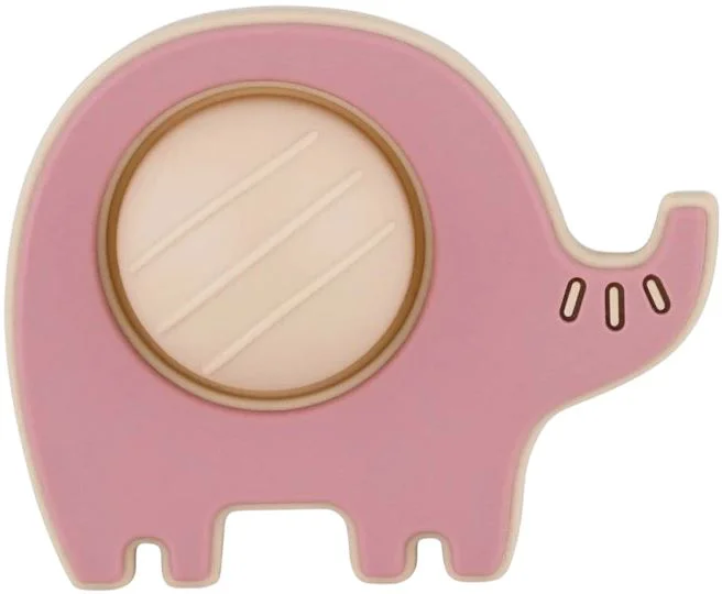Силиконовый прорезыватель Petite&Mars Pop Up Fish Edwin Dusty Rose (6+ мес.) foto