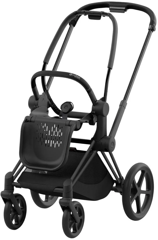 image for Cadru pentru carucior Cybex Priam Platinum Matt Black Chrome foto