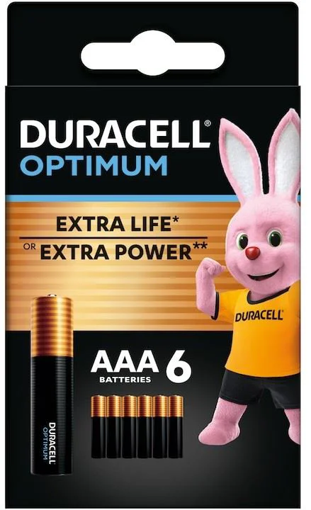 image for Baterii Duracell Optimum tip AAA, 6 buc. foto