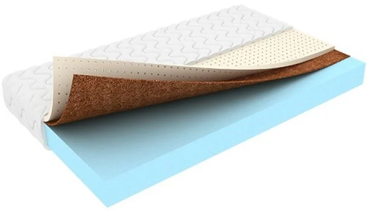 image for Saltea pentru copii Eucalyptus Latex Cocos, 120x60x11 cm foto