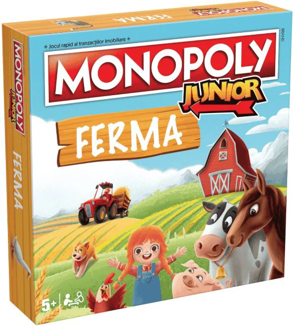 image for Joc de masa Monopoly Junior "Ferma", RO foto