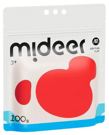 Plastilina aerata Mideer Red foto
