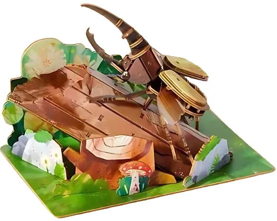 3D деревянный пазл Mideer Hercules Beetle, 59 эл. foto