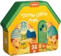Puzzle Mideer cu basme ilustrate Trei purcelusi, 36 el. foto