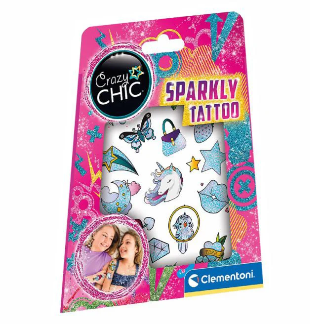 image for Набор блестящих татуировок Crazy Chic Clementoni foto