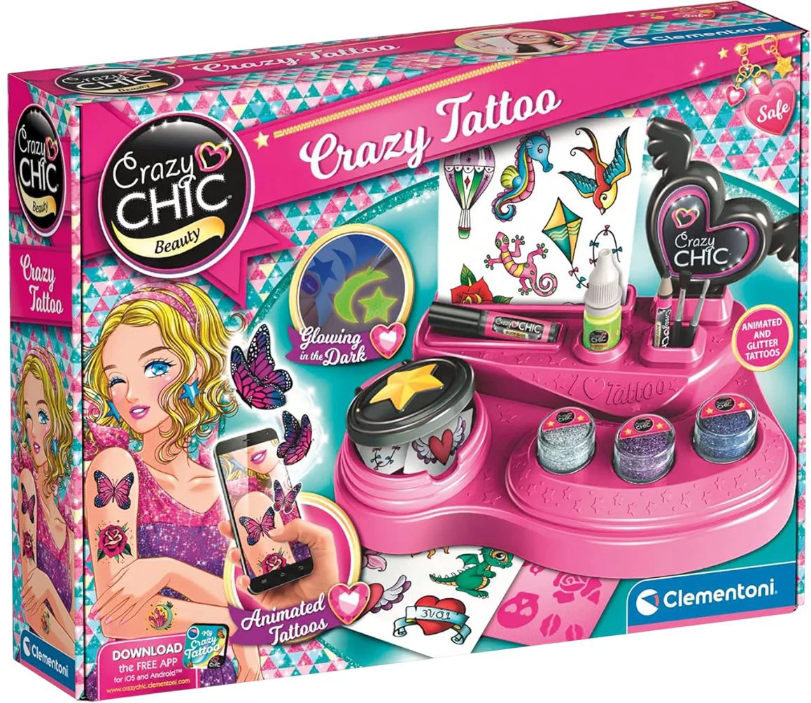 image for Игровой набор Clementoni Tattoo Studio Crazy Chic foto