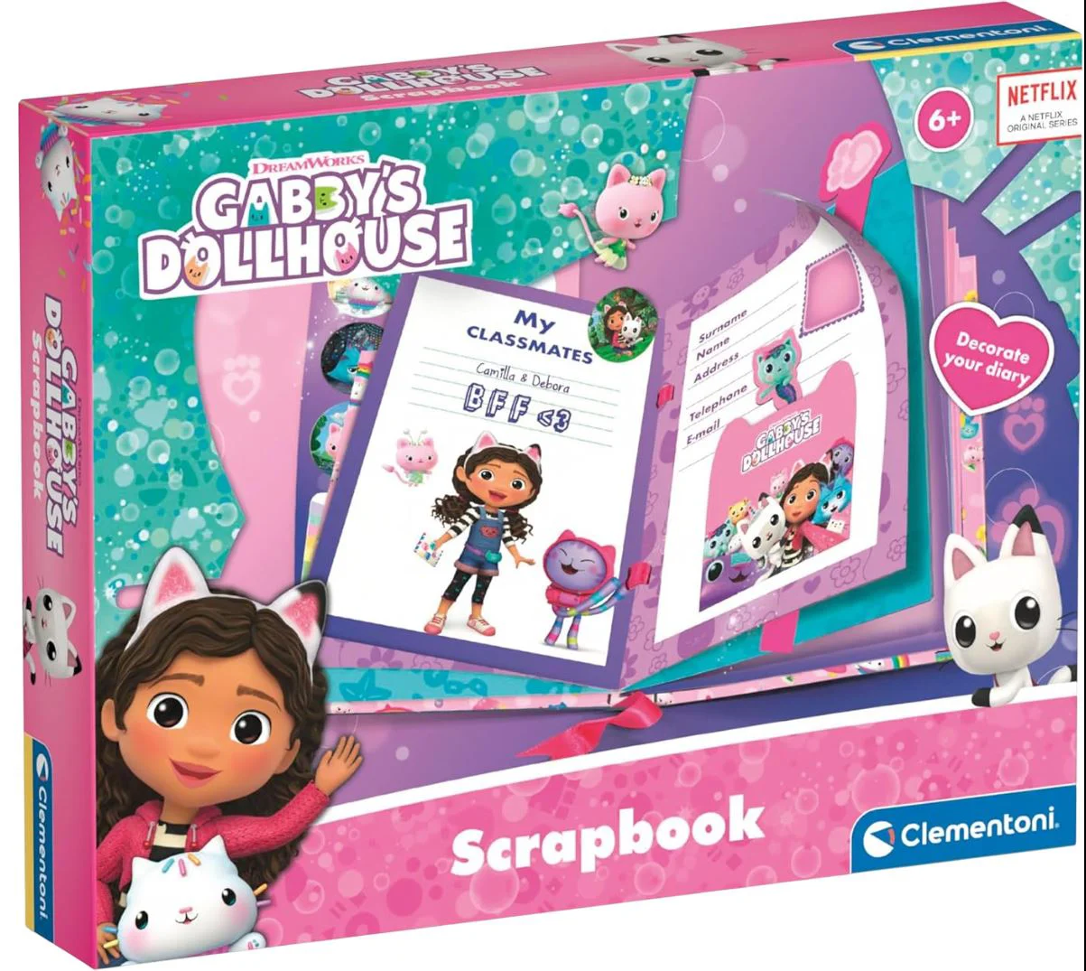 image for Набор для творчества Clementoni Gabby's Dollhouse: Скрапбук foto