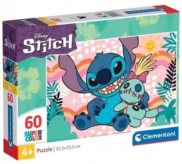 image for Puzzle Clementoni Disney Stitch, 60 el. foto