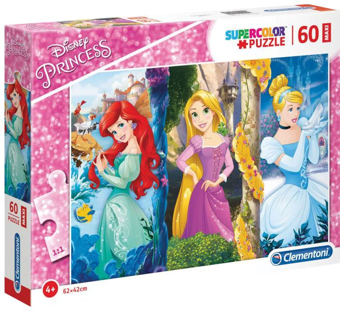 Puzzle Clementoni Disney Princess Maxi, 60 el. foto